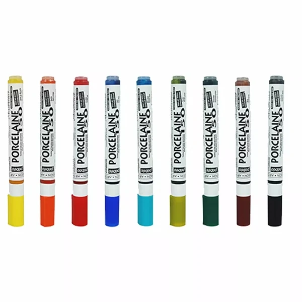 Pebeo - Porcelaine 150 Case 9x Ceramic Markers - Fine Point