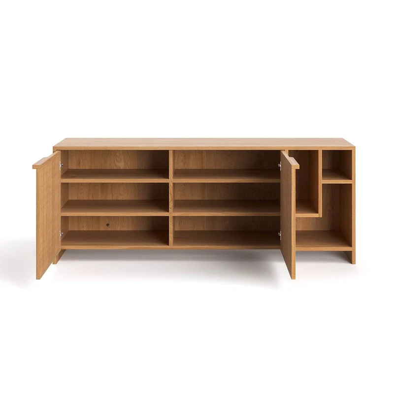 Modernes Sideboard aus massiver Eiche | Zweitürige Kommode Conte