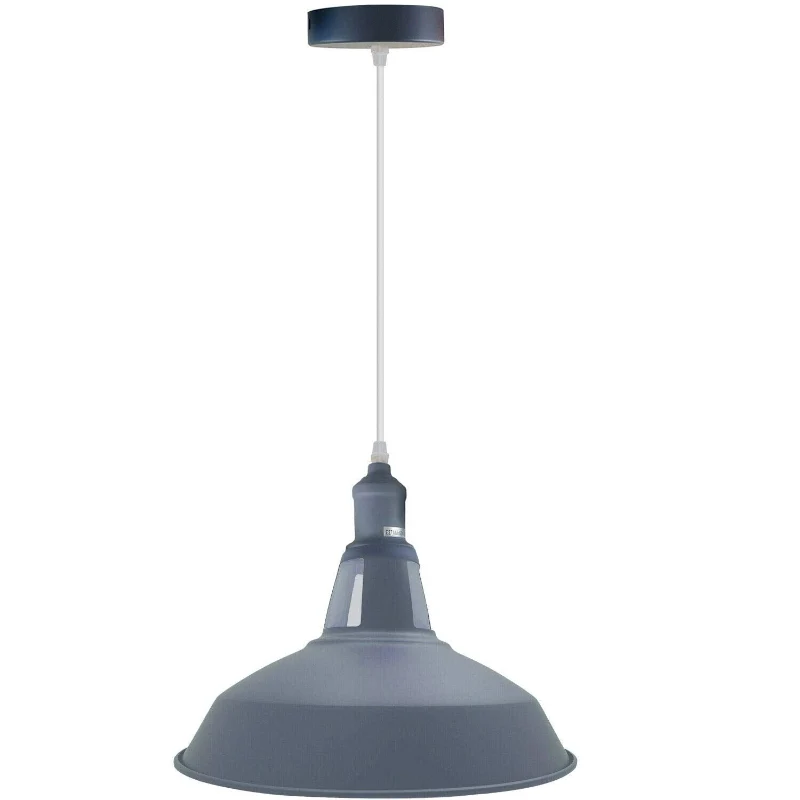 LEDSONE Industrial Hängeleuchte Metallschirm 30cm ~3586