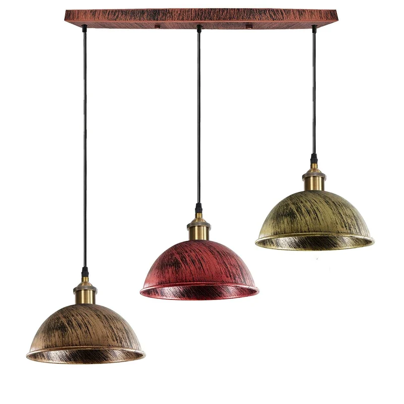 3 Flammige Hängelampe Bunt ~3585