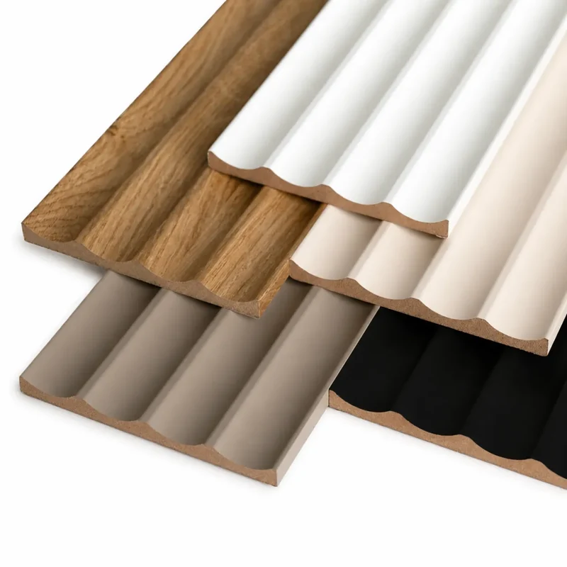 MDF Fluted Concave Wall Panels Sample
