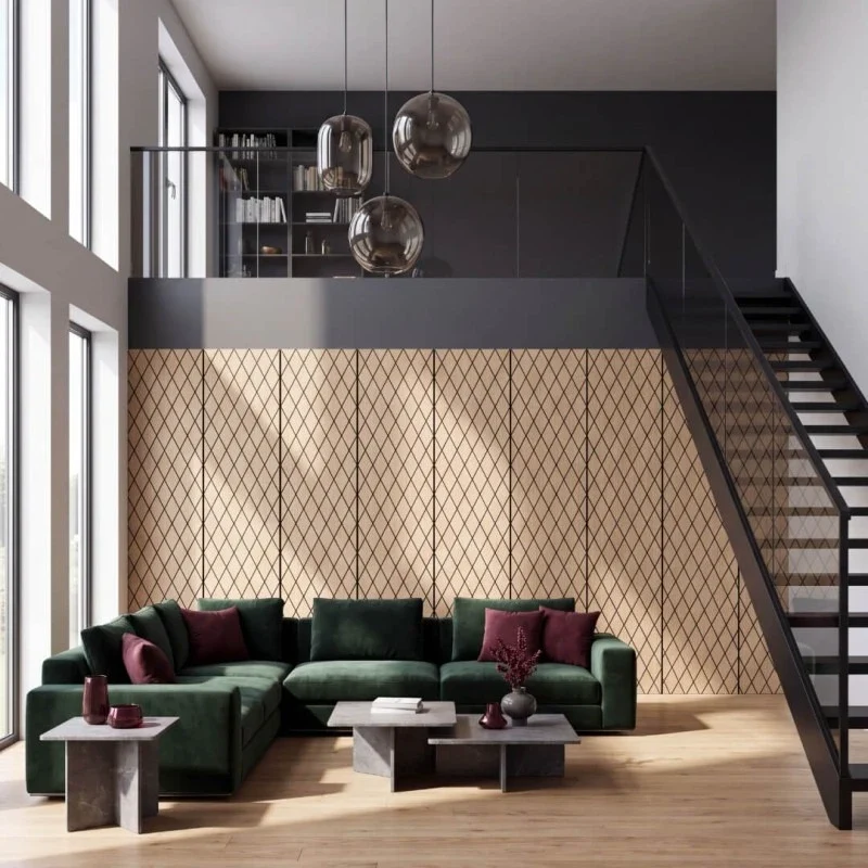 GrooveCraft Milled Acoustic Wall Panels MDF - 17