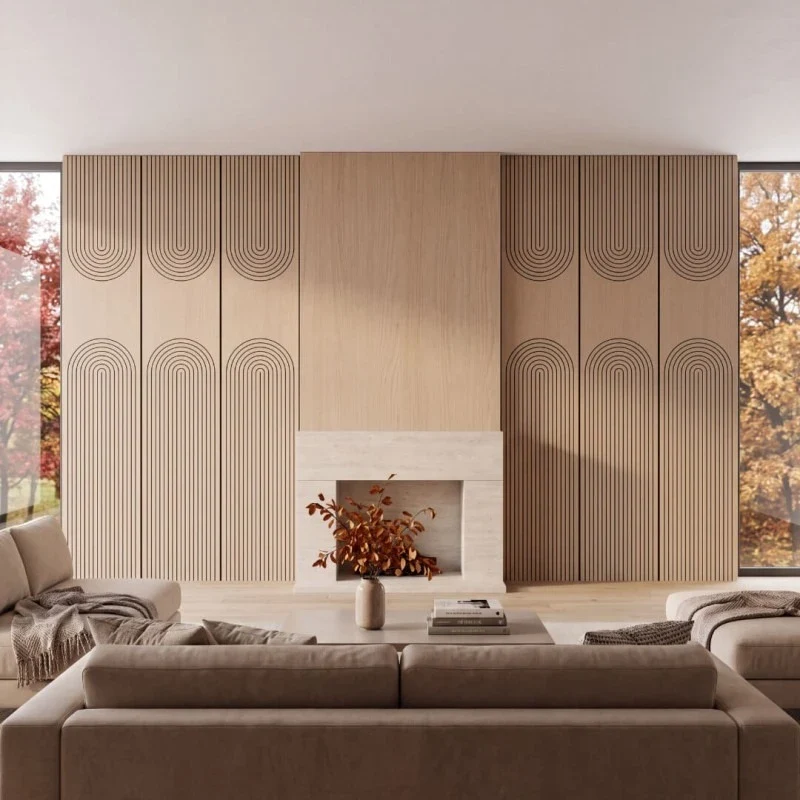 GrooveCraft Milled Acoustic Wall Panels MDF - 16