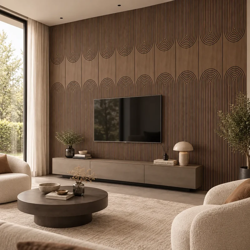 GrooveCraft Milled Acoustic Wall Panels MDF - 16