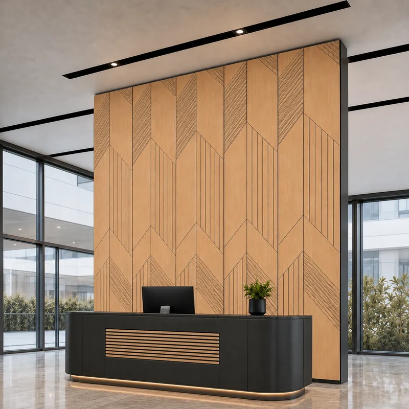 GrooveCraft Milled Acoustic Wall Panels MDF - 15