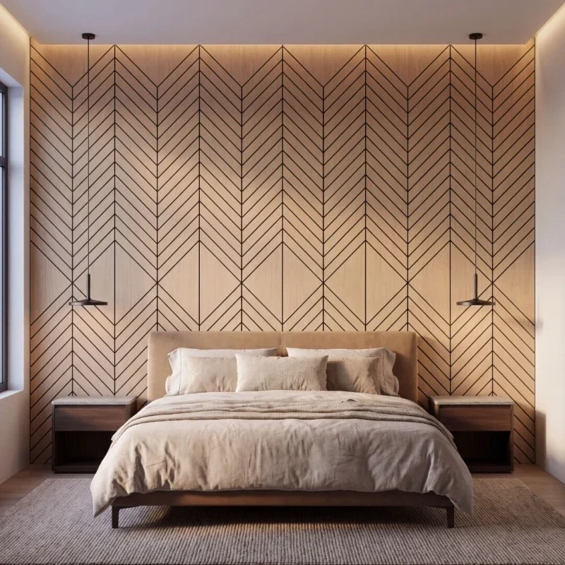 GrooveCraft Milled Acoustic Wall Panels MDF - 14