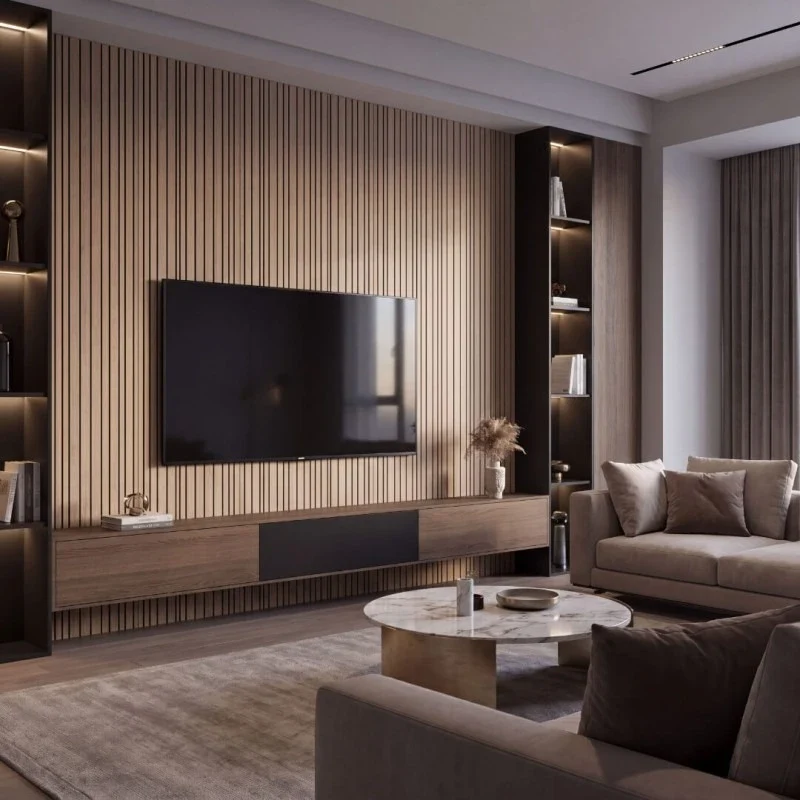 GrooveCraft Milled Acoustic Wall Panels MDF - 13