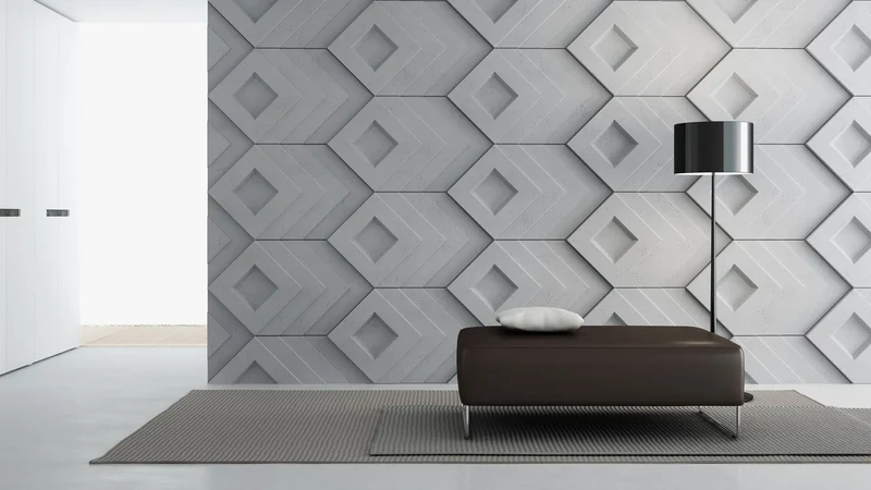 3D Concrete Wall Panels SHADOW