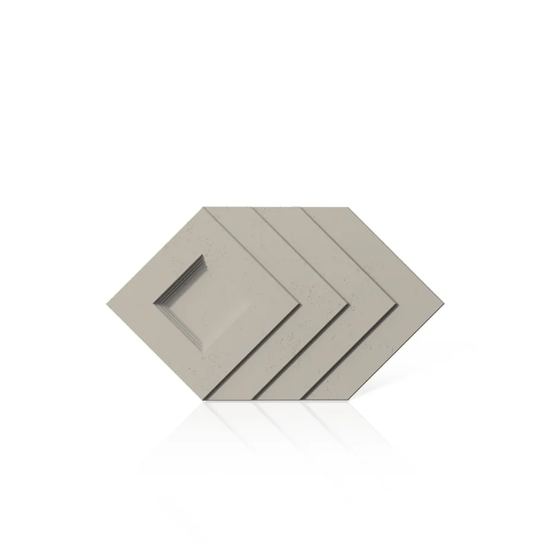 3D Concrete Wall Panels SHADOW
