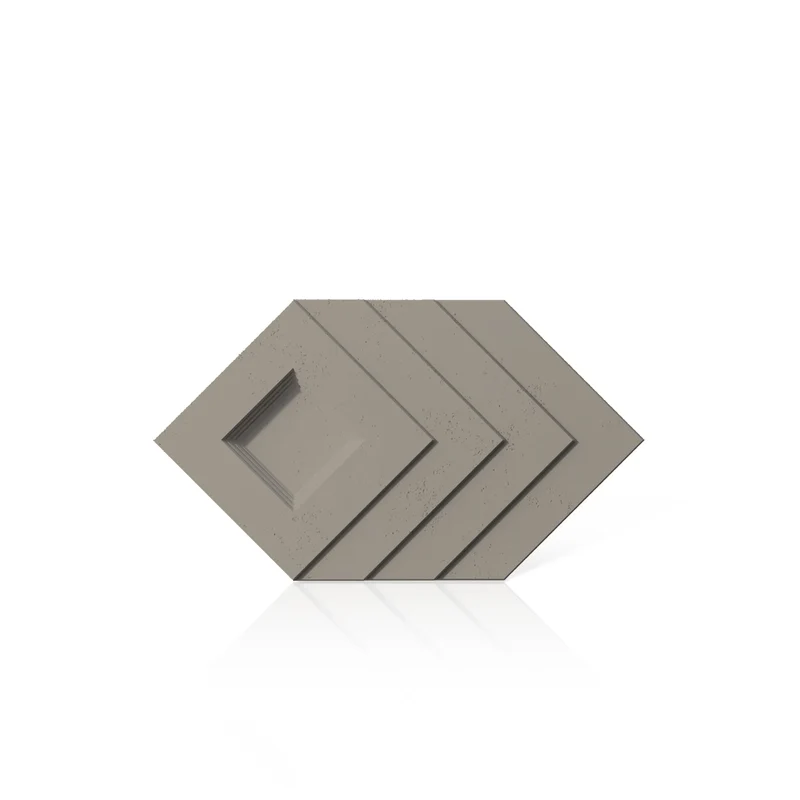 3D Concrete Wall Panels SHADOW
