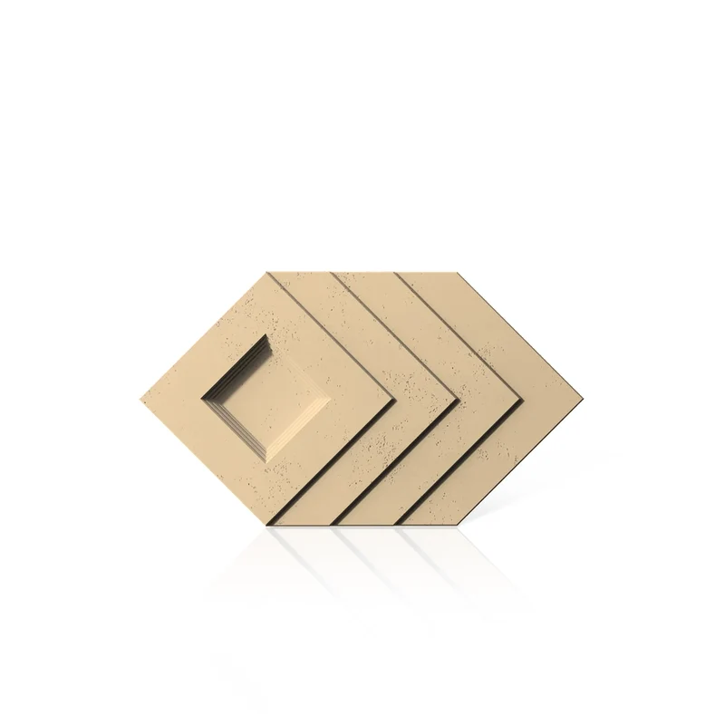 3D Concrete Wall Panels SHADOW