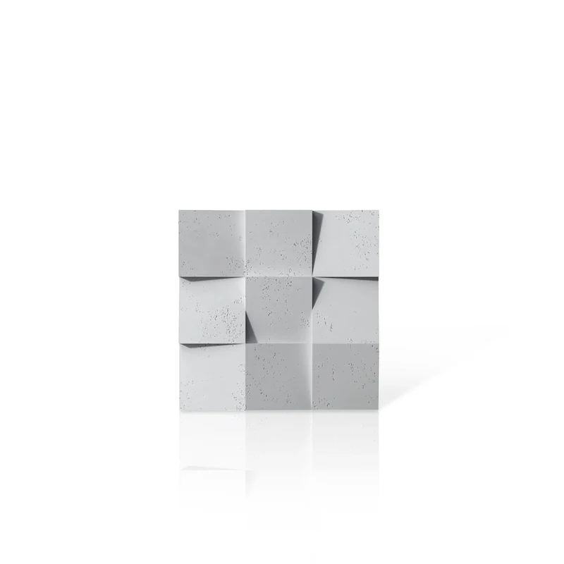 3D Concrete Wall Panels SQUARES