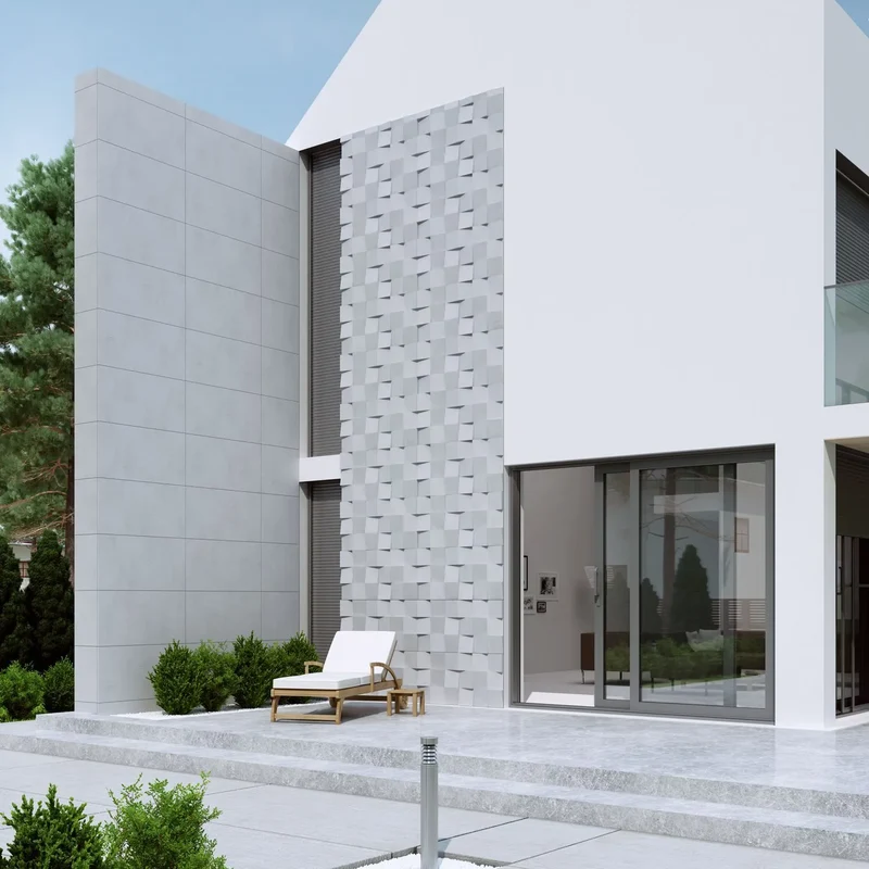 3D Concrete Wall Panels SQUARES