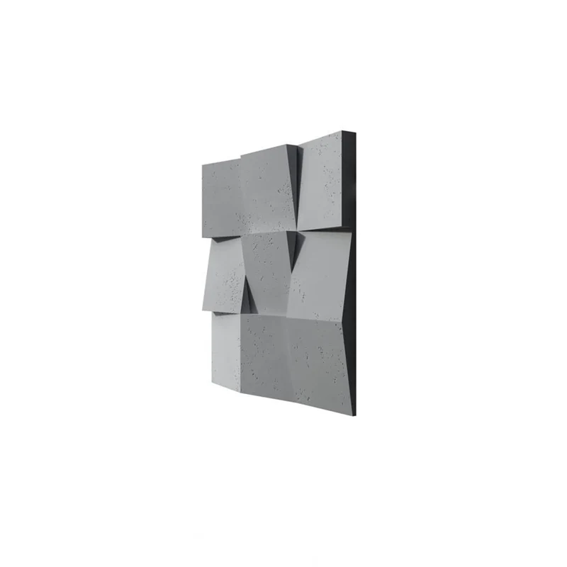 3D Concrete Wall Panels SQUARES