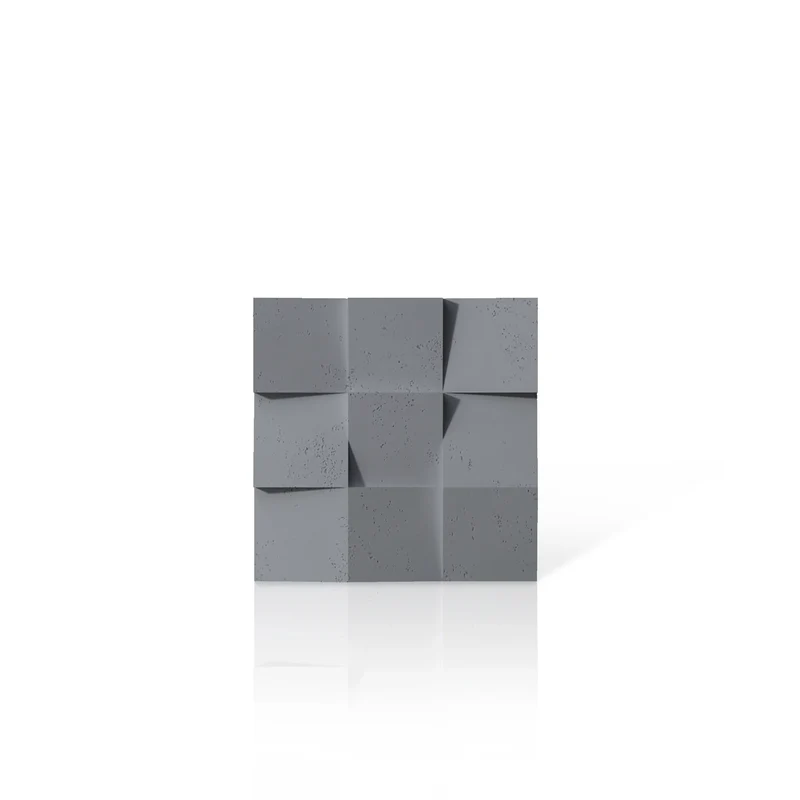 3D Concrete Wall Panels SQUARES