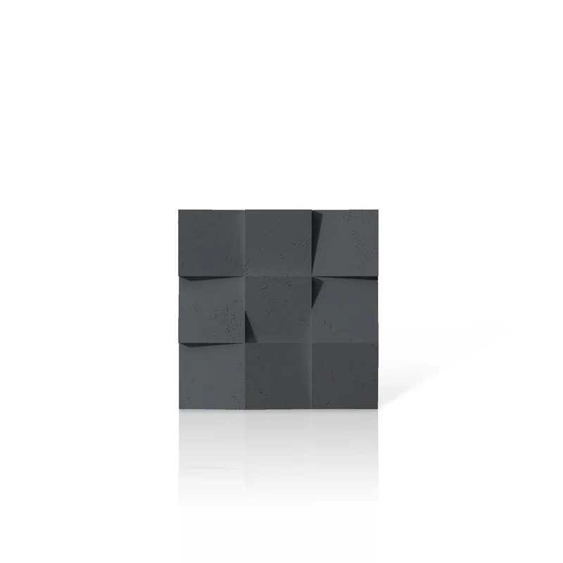 3D Concrete Wall Panels SQUARES