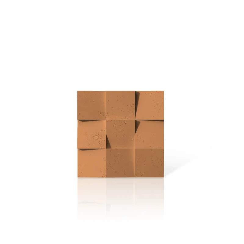 3D Concrete Wall Panels SQUARES