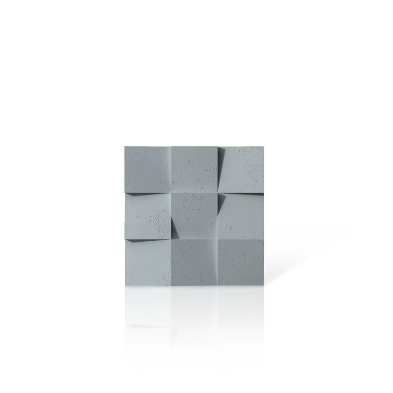 3D Concrete Wall Panels SQUARES