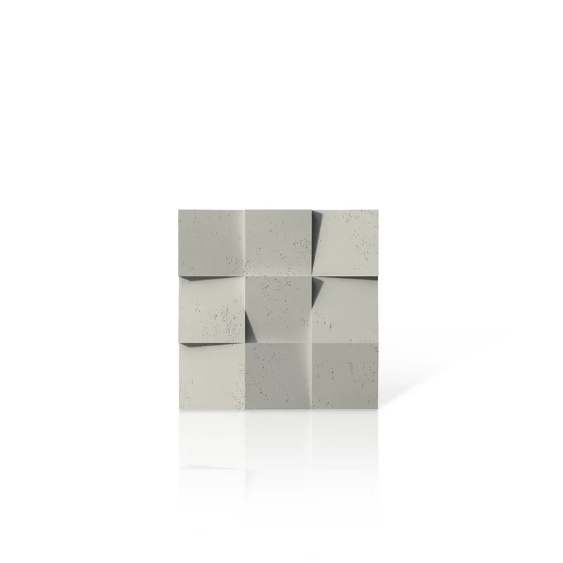 3D Concrete Wall Panels SQUARES