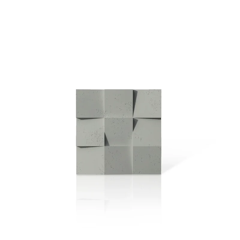 3D Concrete Wall Panels SQUARES