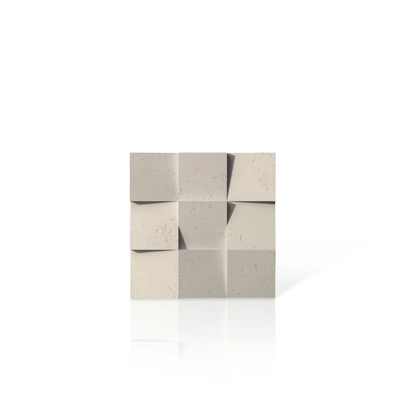 3D Concrete Wall Panels SQUARES