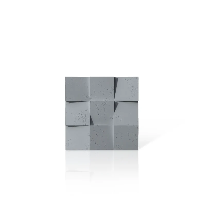 3D Concrete Wall Panels SQUARES