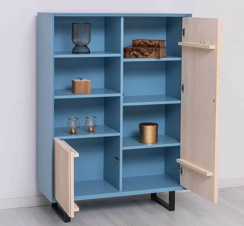 Wohnzimmerschrank aus Massivholz | Highboard in verschiedenen Farben