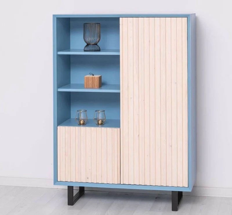 Wohnzimmerschrank aus Massivholz | Highboard in verschiedenen Farben