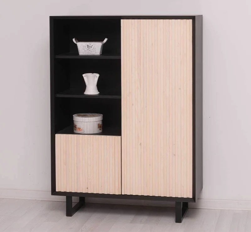 Wohnzimmerschrank aus Massivholz | Highboard in verschiedenen Farben