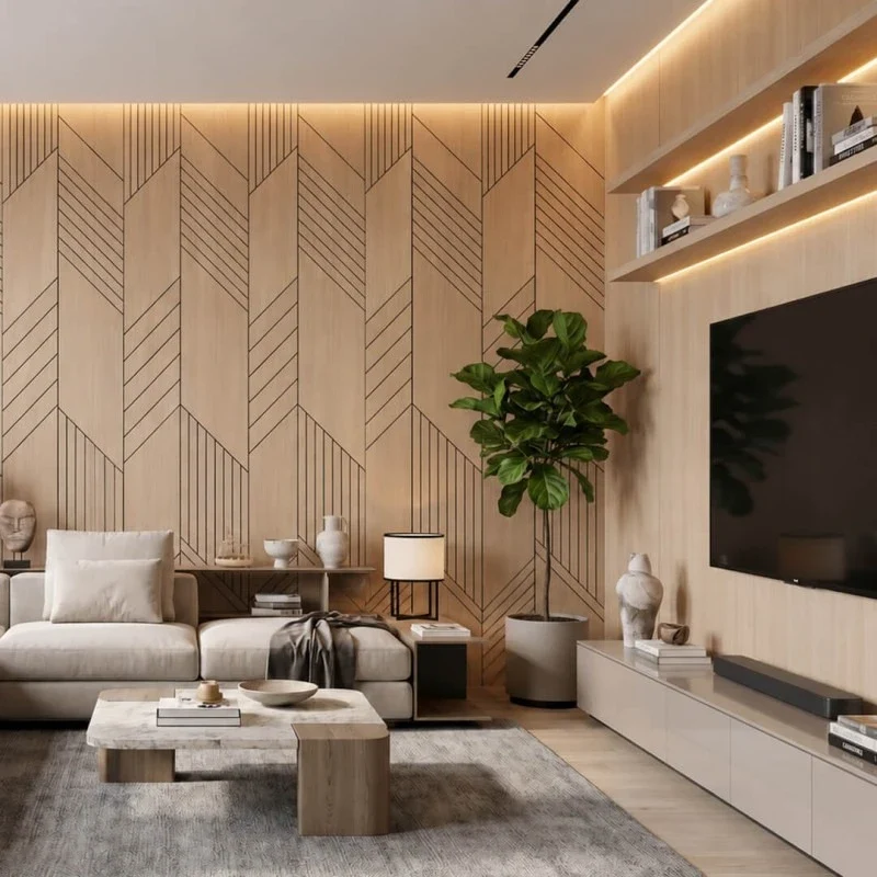 GrooveCraft Milled Acoustic Wall Panels MDF - 12