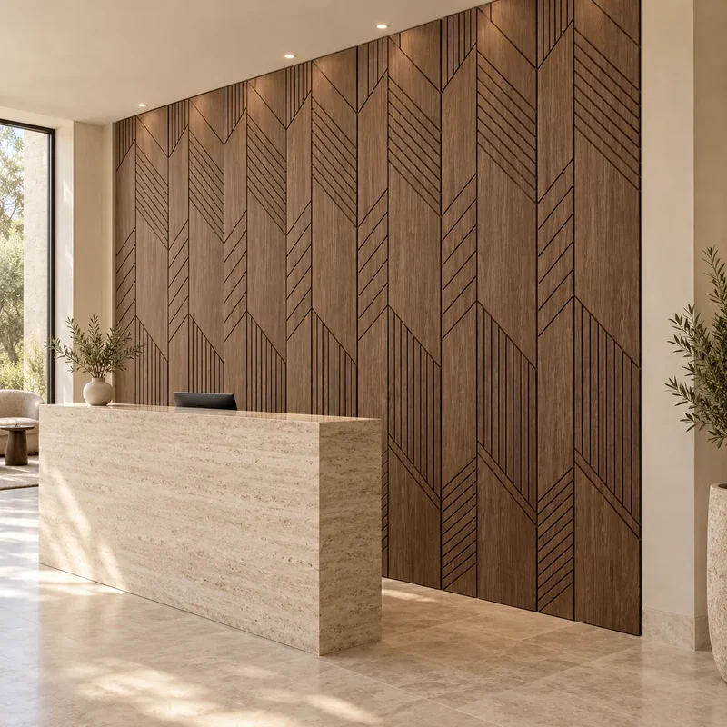 GrooveCraft Milled Acoustic Wall Panels MDF - 12