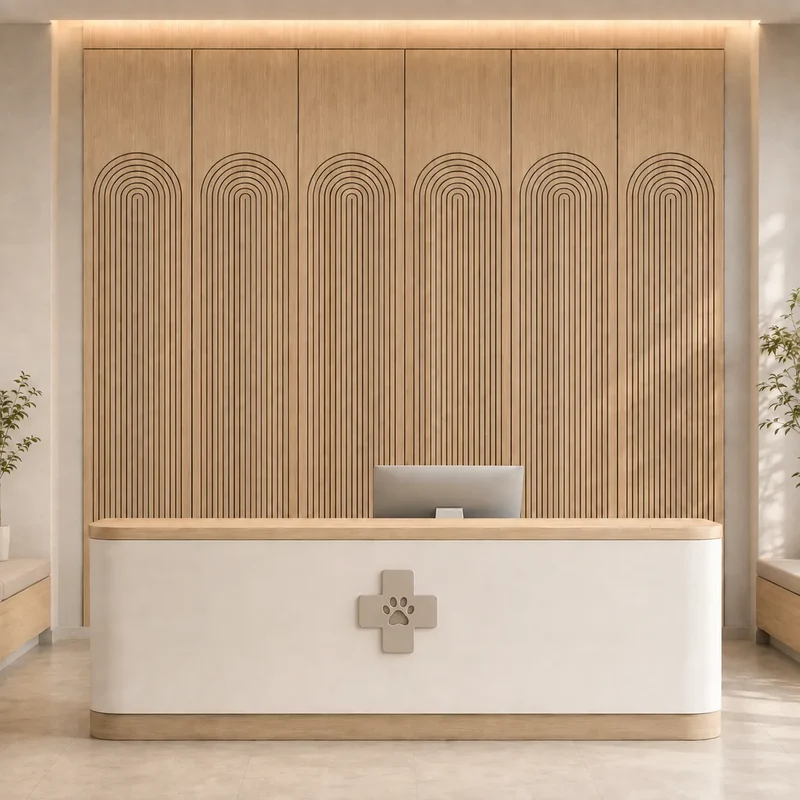 GrooveCraft Milled Acoustic Wall Panels MDF - 11