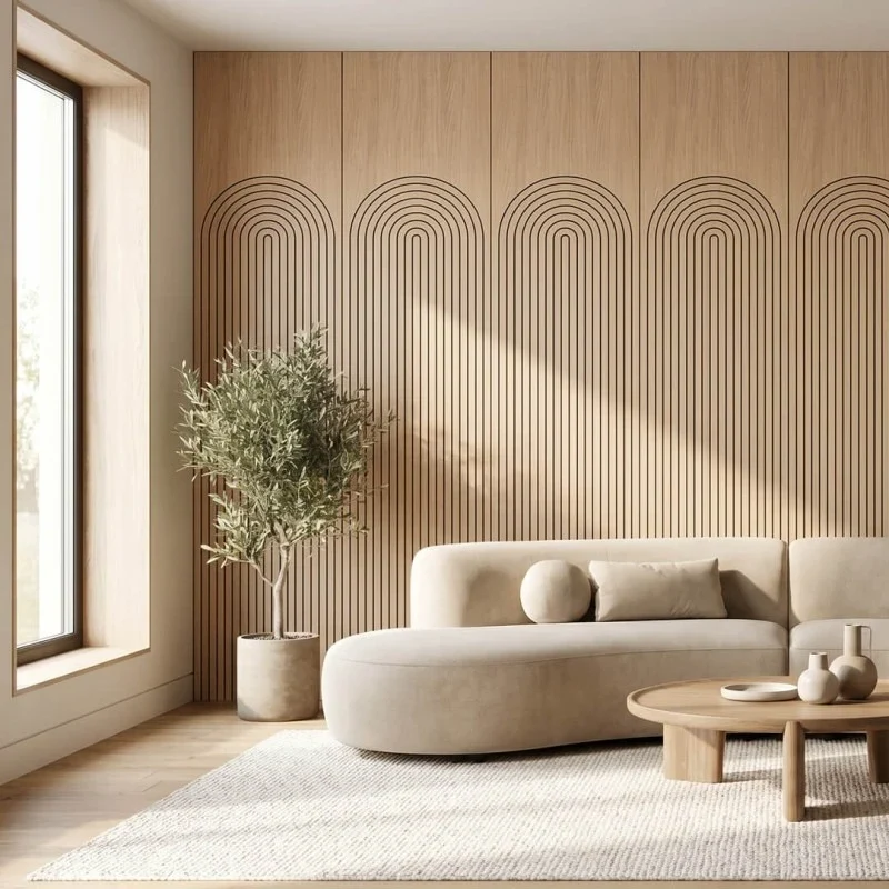 GrooveCraft Milled Acoustic Wall Panels MDF - 11
