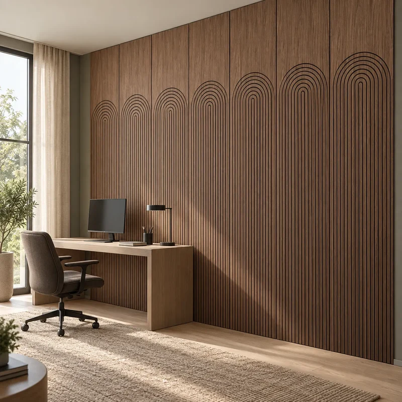 GrooveCraft Milled Acoustic Wall Panels MDF - 11