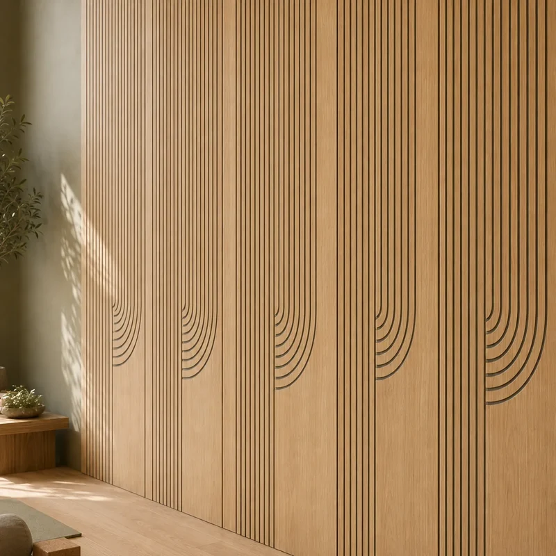 GrooveCraft Milled Acoustic Wall Panels MDF - 10