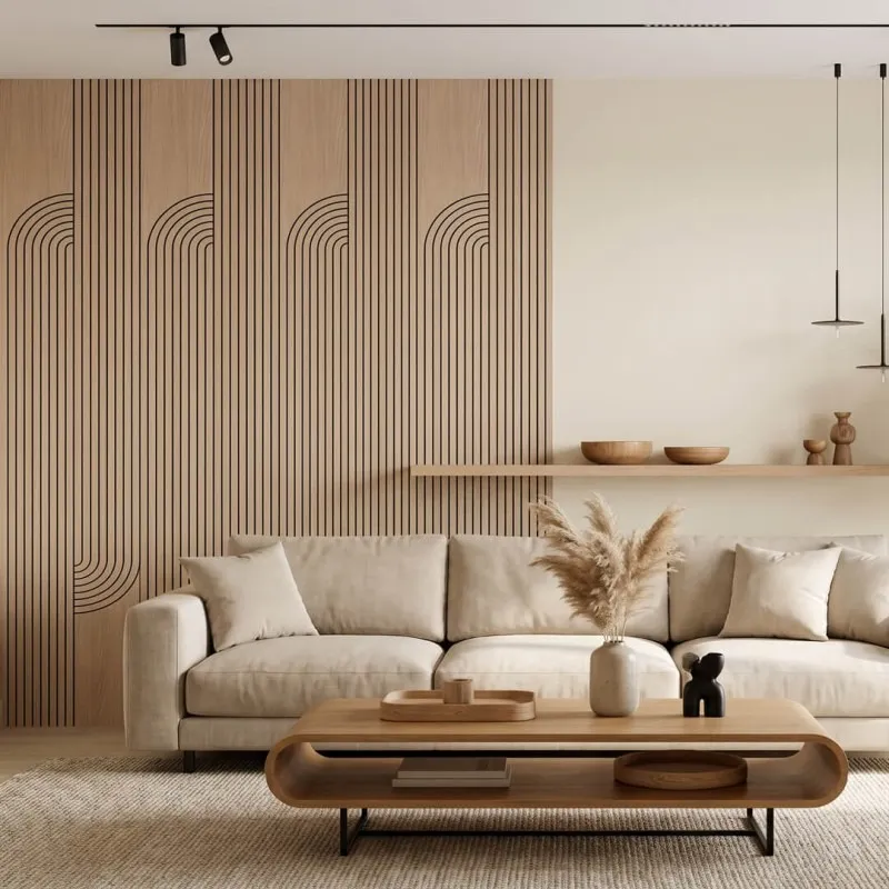 GrooveCraft Milled Acoustic Wall Panels MDF - 10