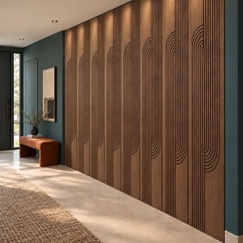 GrooveCraft Milled Acoustic Wall Panels MDF - 10