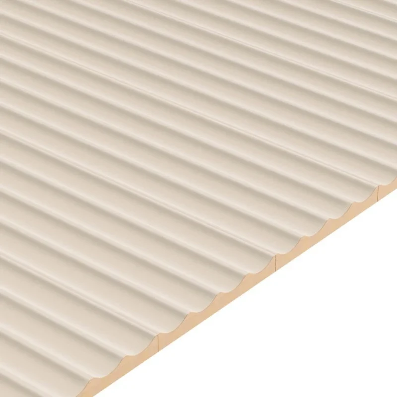 Fluted Concave Wall Panels Beige