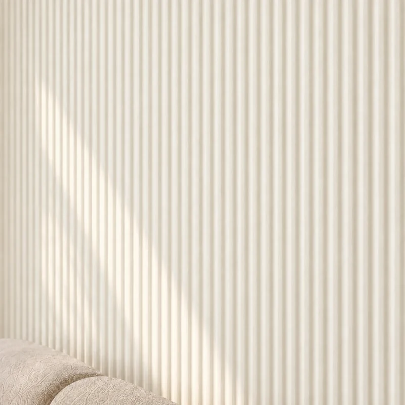 Fluted Concave Wall Panels White Matt