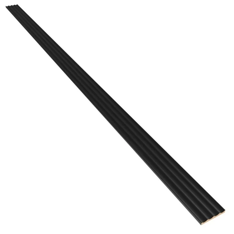 Fluted Concave Wall Panels Black Matt