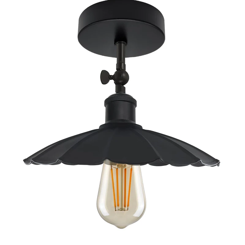 Schwarze Deckenleuchten verstellbar Vintage Deckenlampe~3259