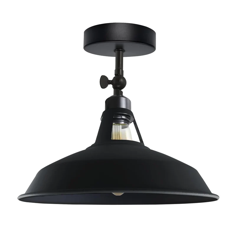 Schwarze Deckenleuchten verstellbar Vintage Deckenlampe~3259