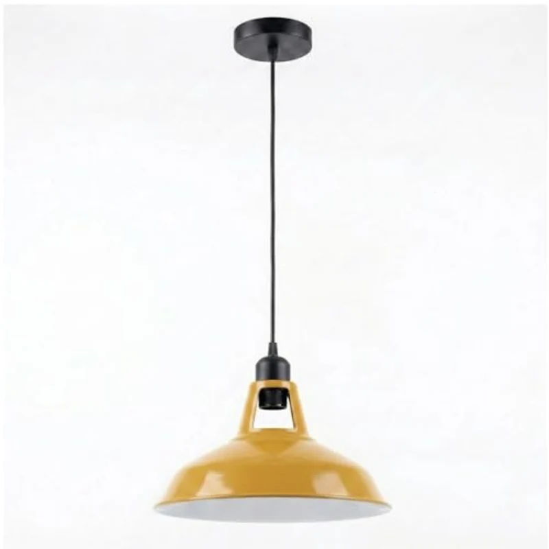 Retro Industrial Pendelleuchte mit 30cm Metall-Schirm ~3567