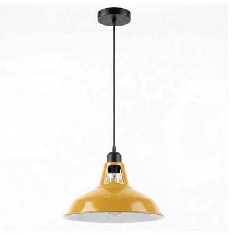 Retro Industrial Pendelleuchte mit 30cm Metall-Schirm ~3567