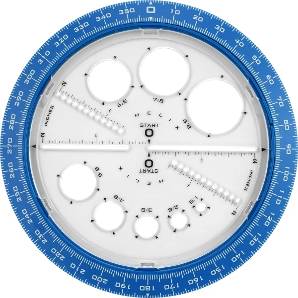 Helix - Angle and Circle Maker 15cm 360degree