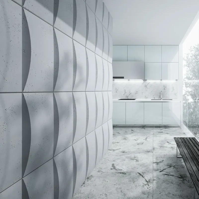 3D Concrete Wall Panels BLOCK