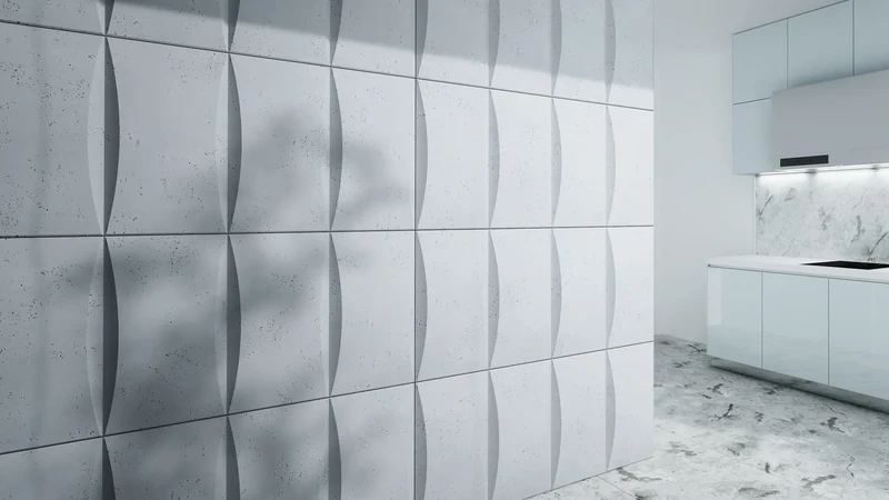 3D Concrete Wall Panels BLOCK
