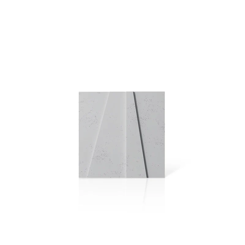 3D Concrete Wall Panels BOOKCASE