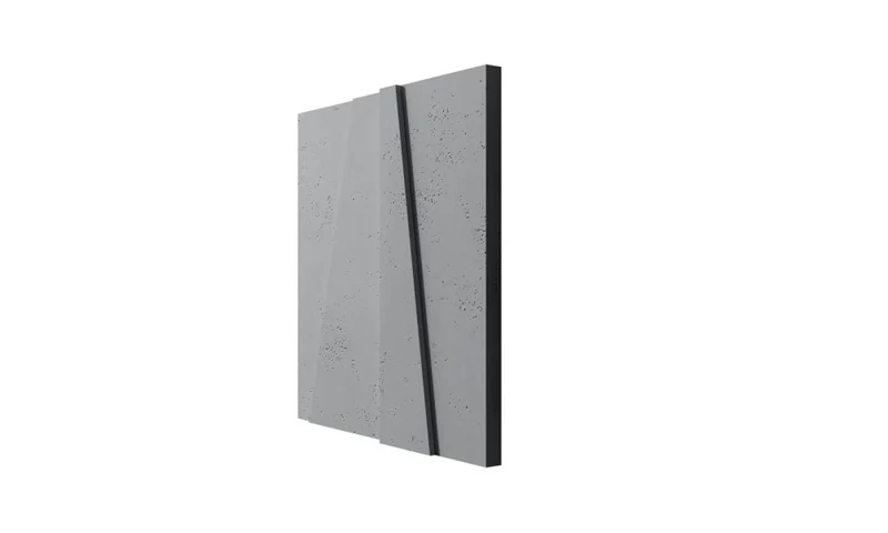 3D Concrete Wall Panels BOOKCASE