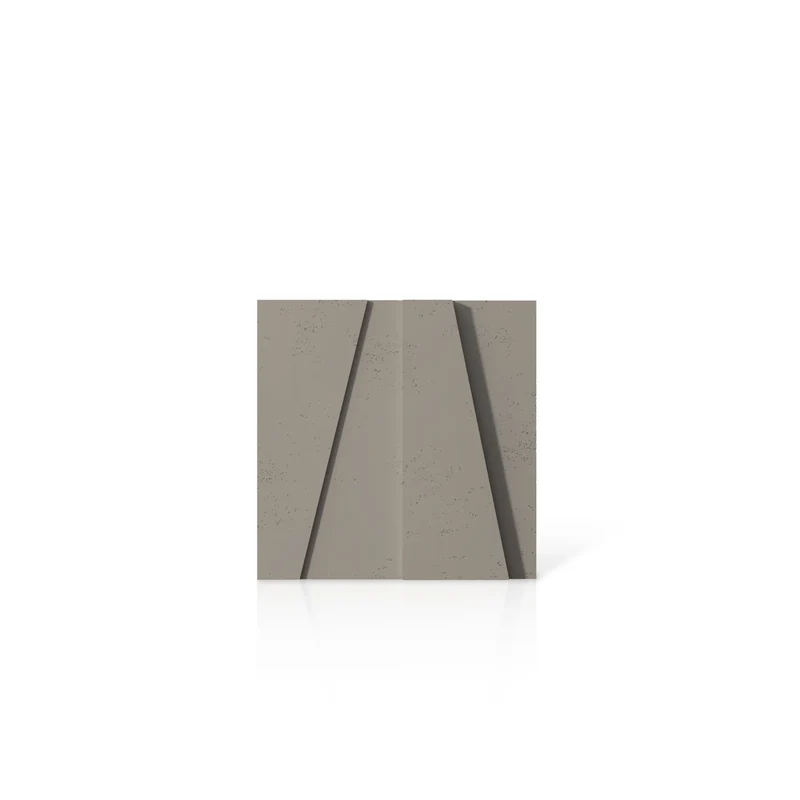 3D Concrete Wall Panels BOOKCASE